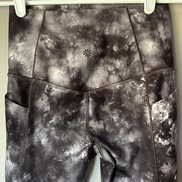 Athleta Salutation Capri Women’s Grey Athletic Leggings - Picture 5 of 7